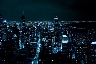 Chicago Night Lights - Obrázkek zdarma 
