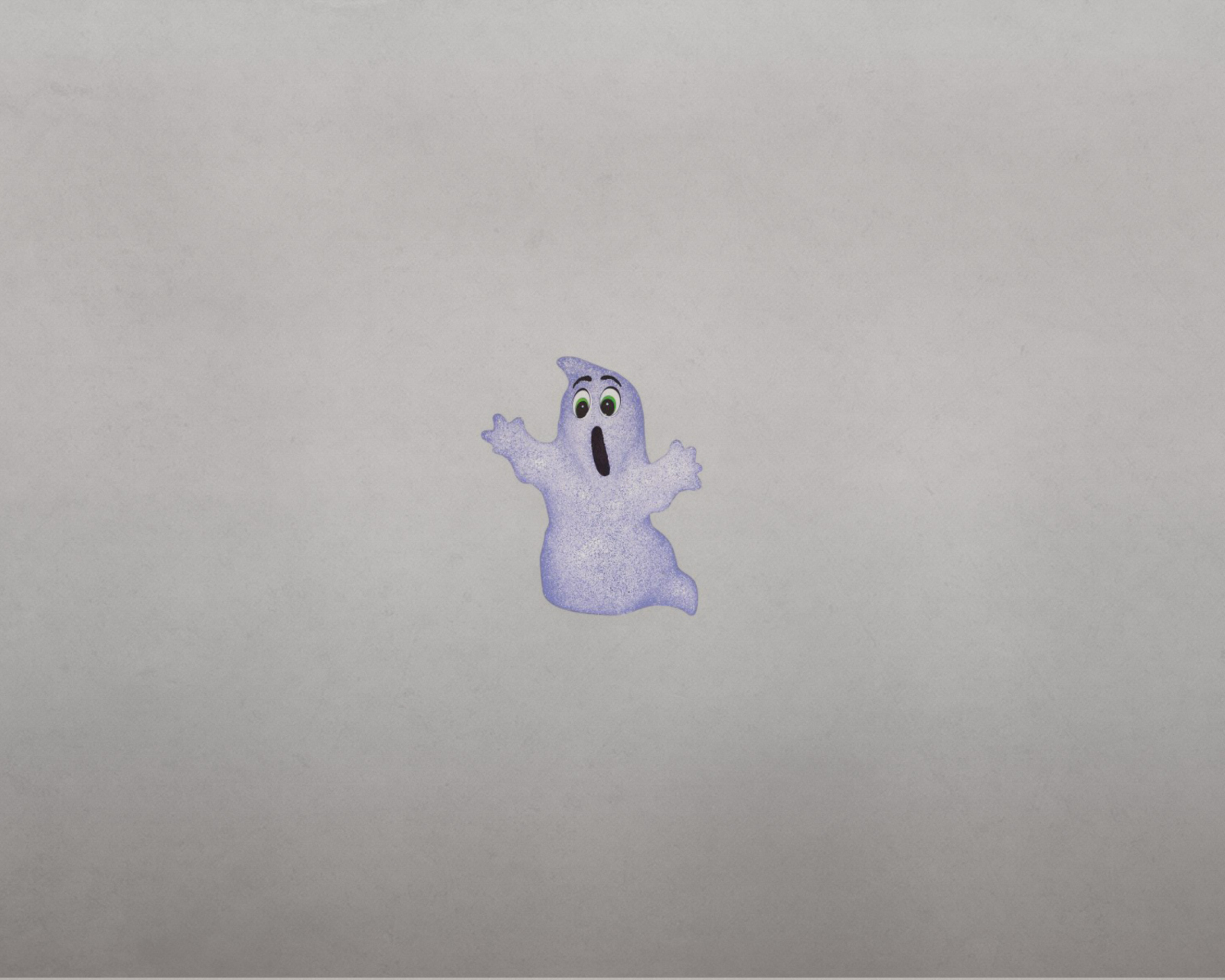 Funny Ghost Illustration wallpaper 1600x1280