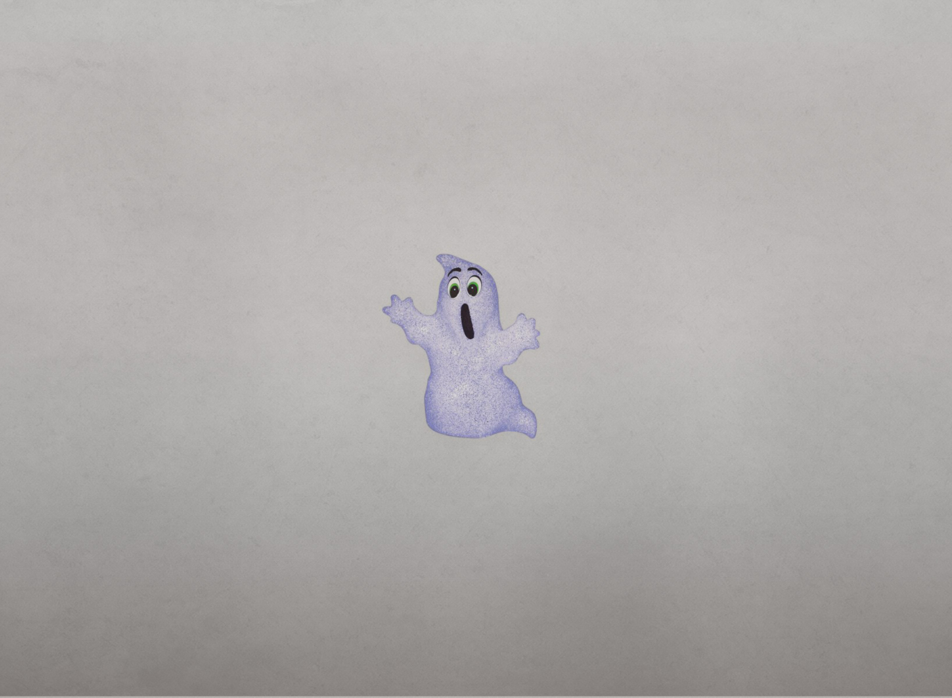 Das Funny Ghost Illustration Wallpaper 1920x1408