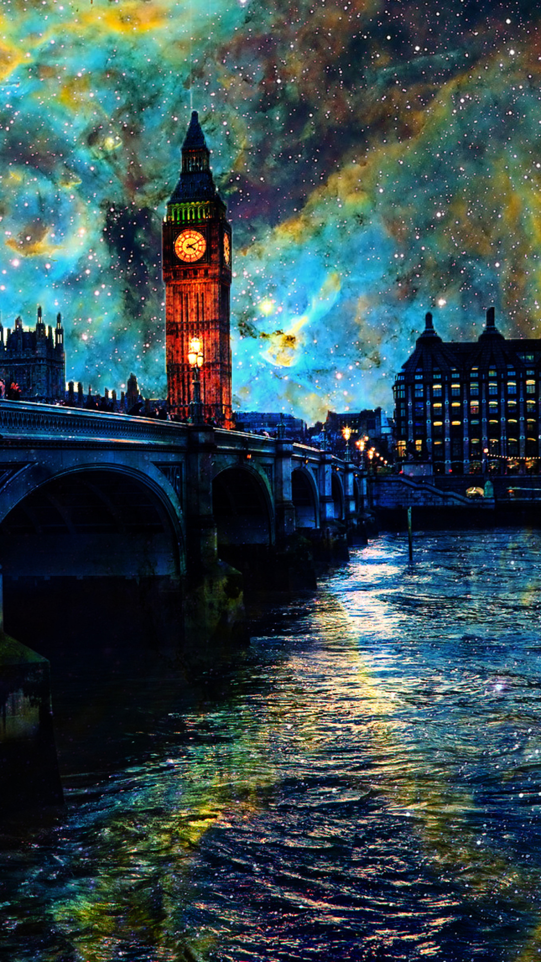 Fondo de pantalla Space London 1080x1920