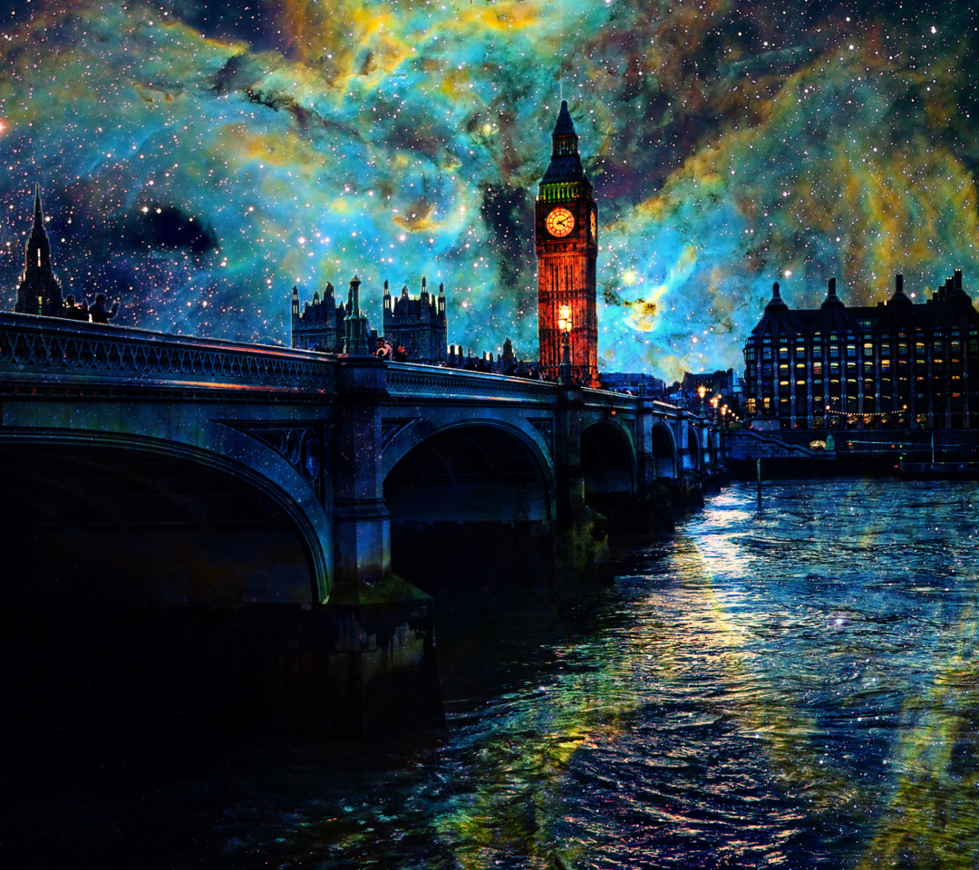 Fondo de pantalla Space London 1080x960