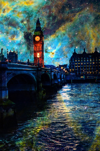Das Space London Wallpaper 320x480