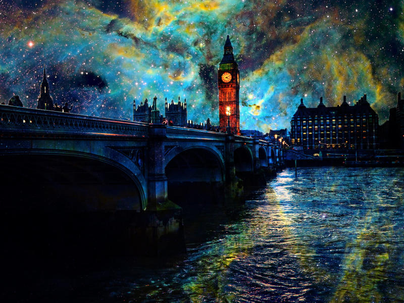 Fondo de pantalla Space London 800x600