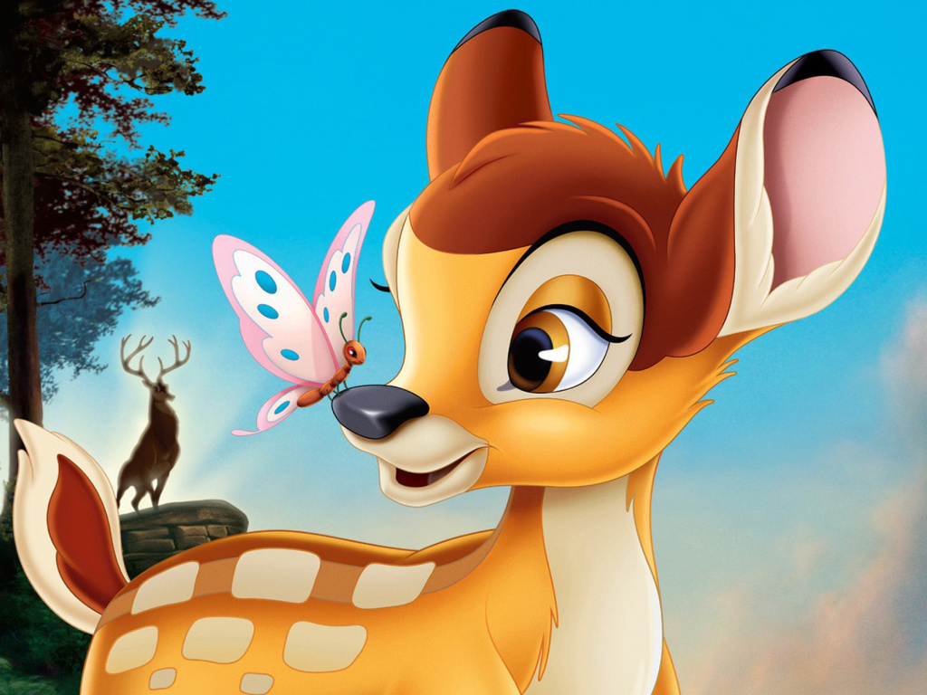 Das Bambi Wallpaper 1024x768