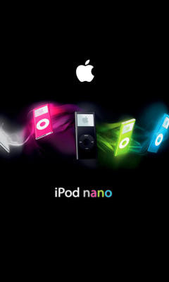 Screenshot №1 pro téma Ipod Nano Music Player 240x400