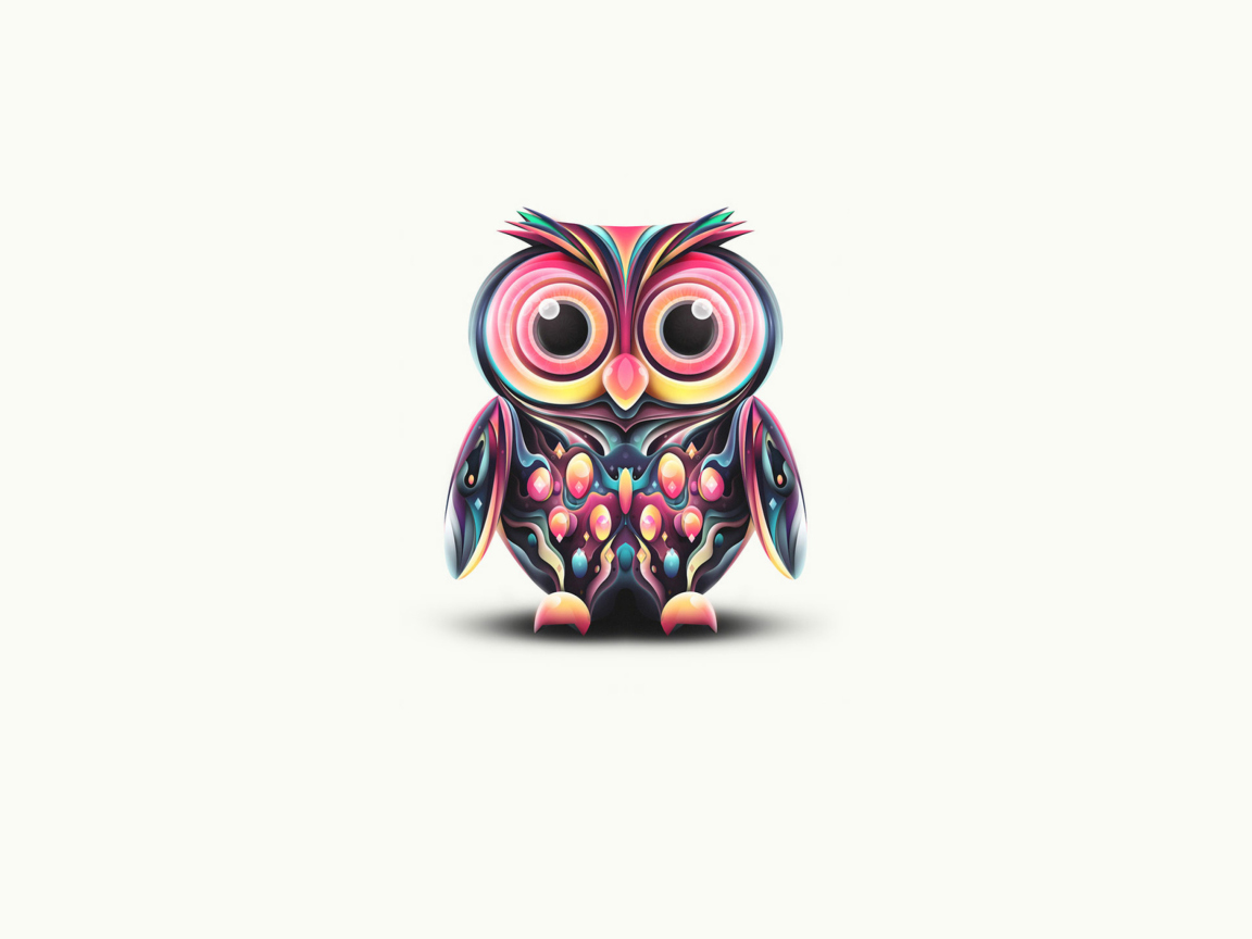 Fondo de pantalla Cute Owl 1152x864