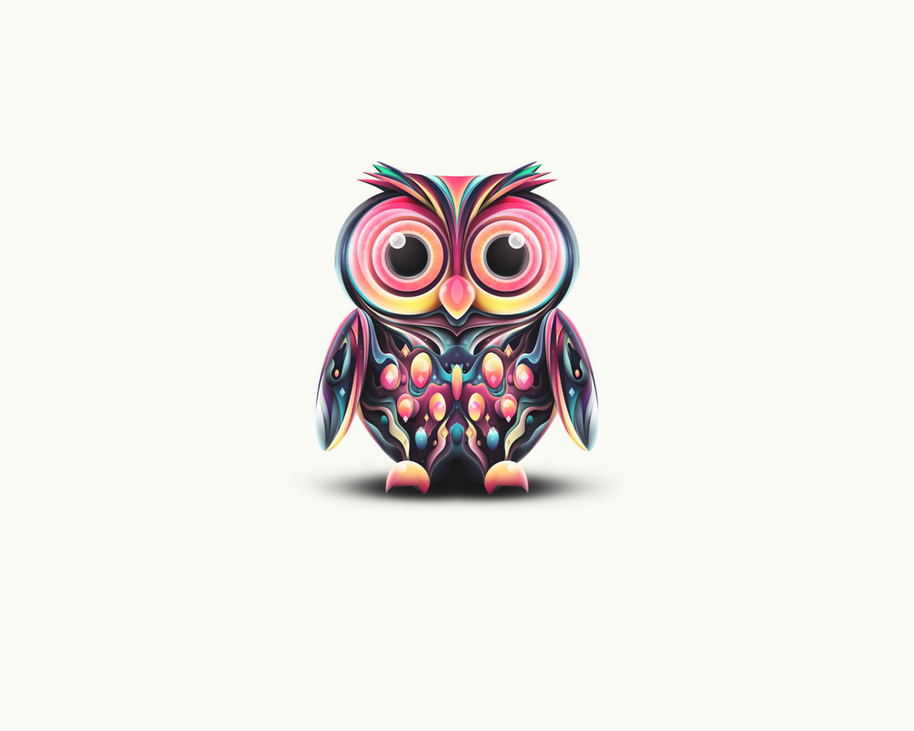 Fondo de pantalla Cute Owl 1280x1024