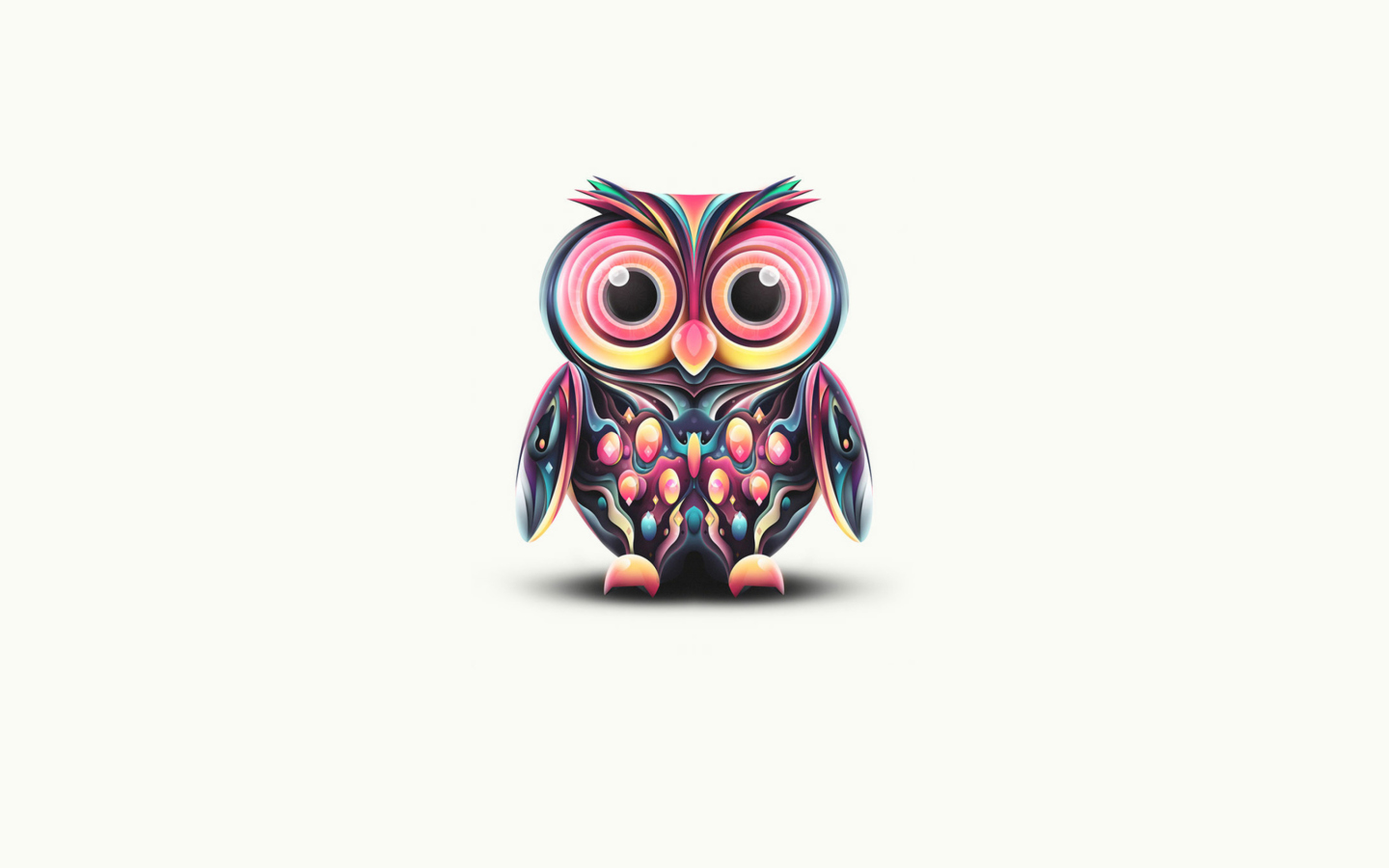 Screenshot №1 pro téma Cute Owl 1440x900