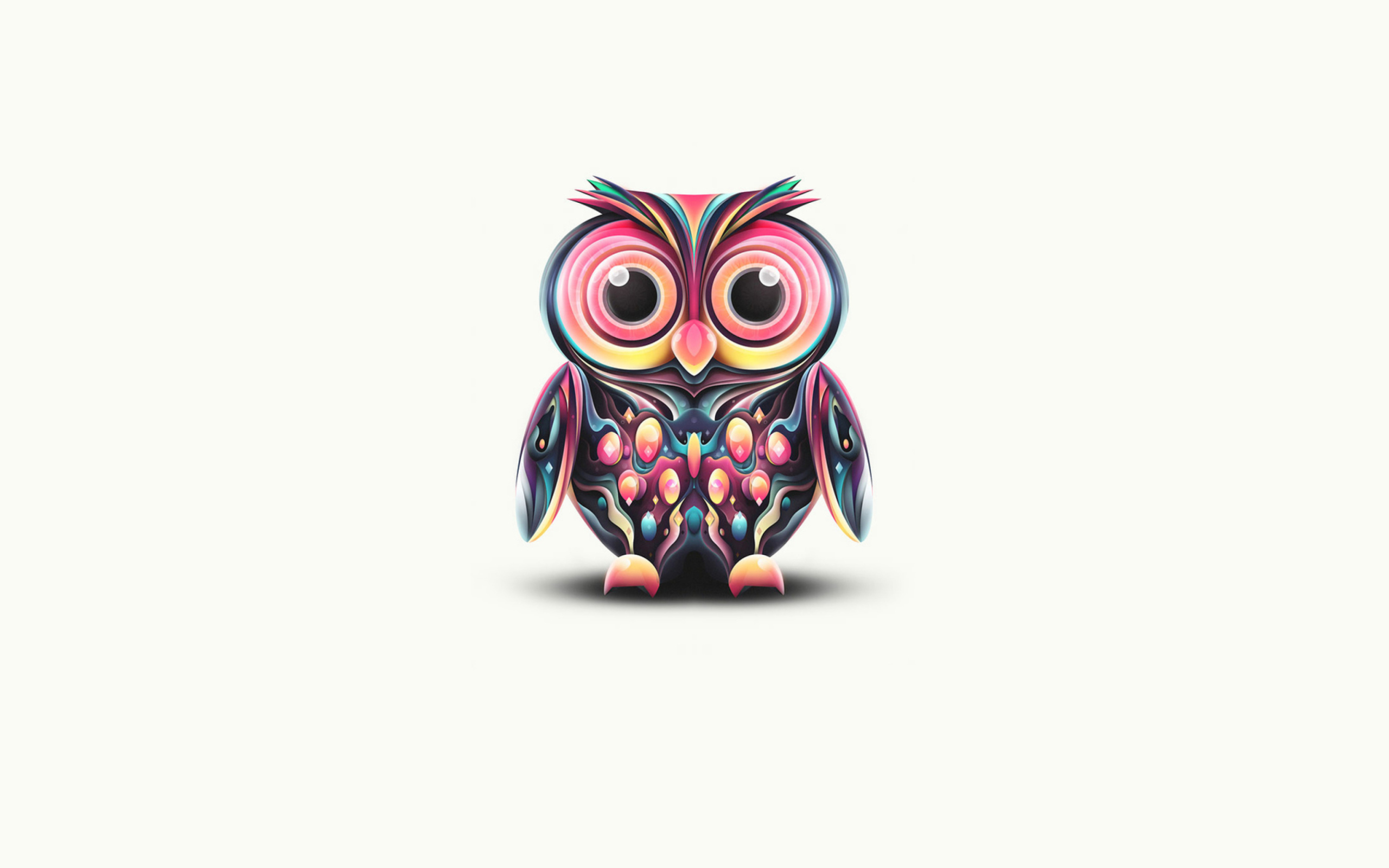 Обои Cute Owl 2560x1600