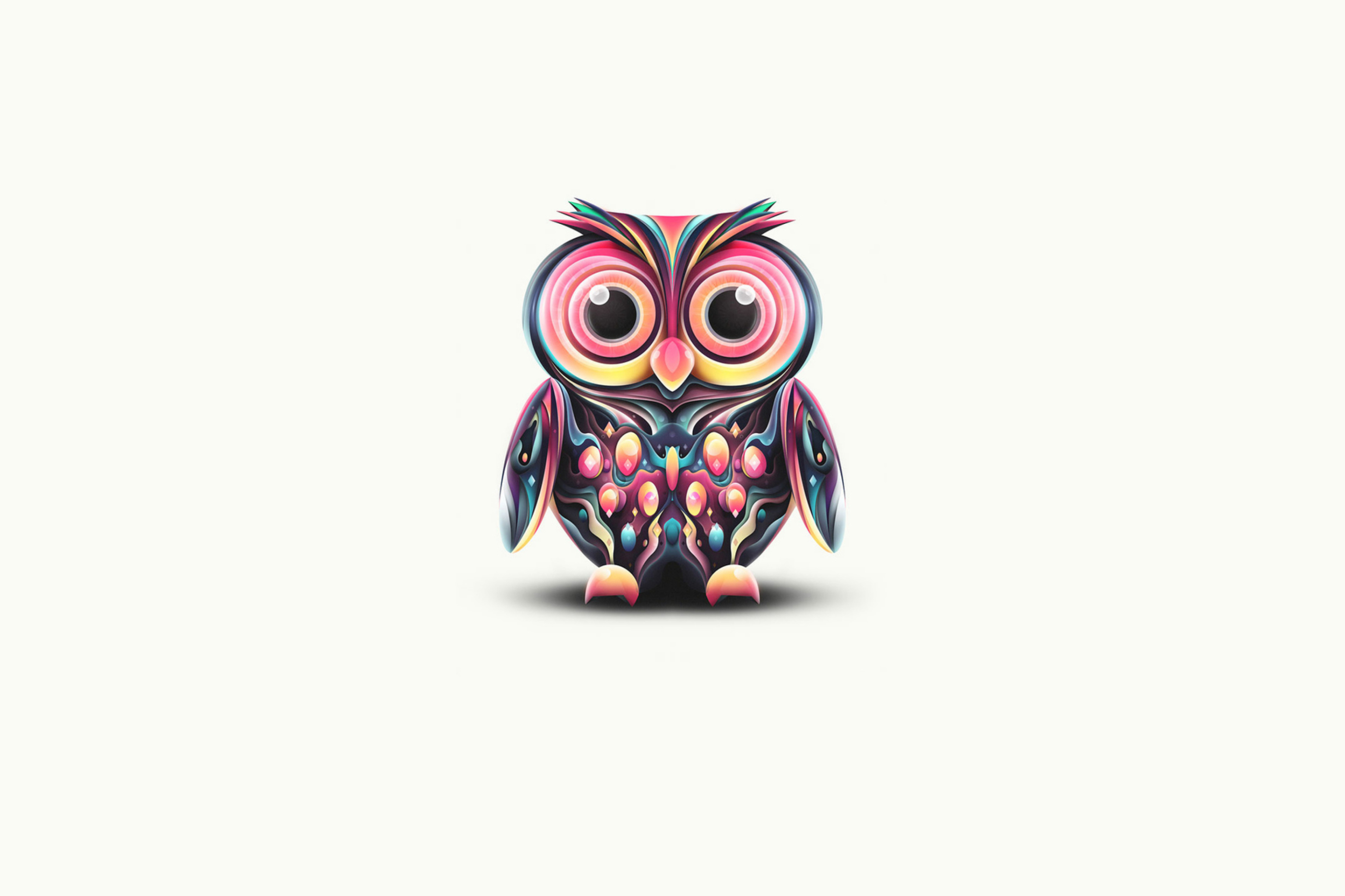 Fondo de pantalla Cute Owl 2880x1920