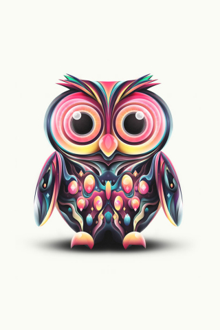 Cute Owl wallpaper 320x480