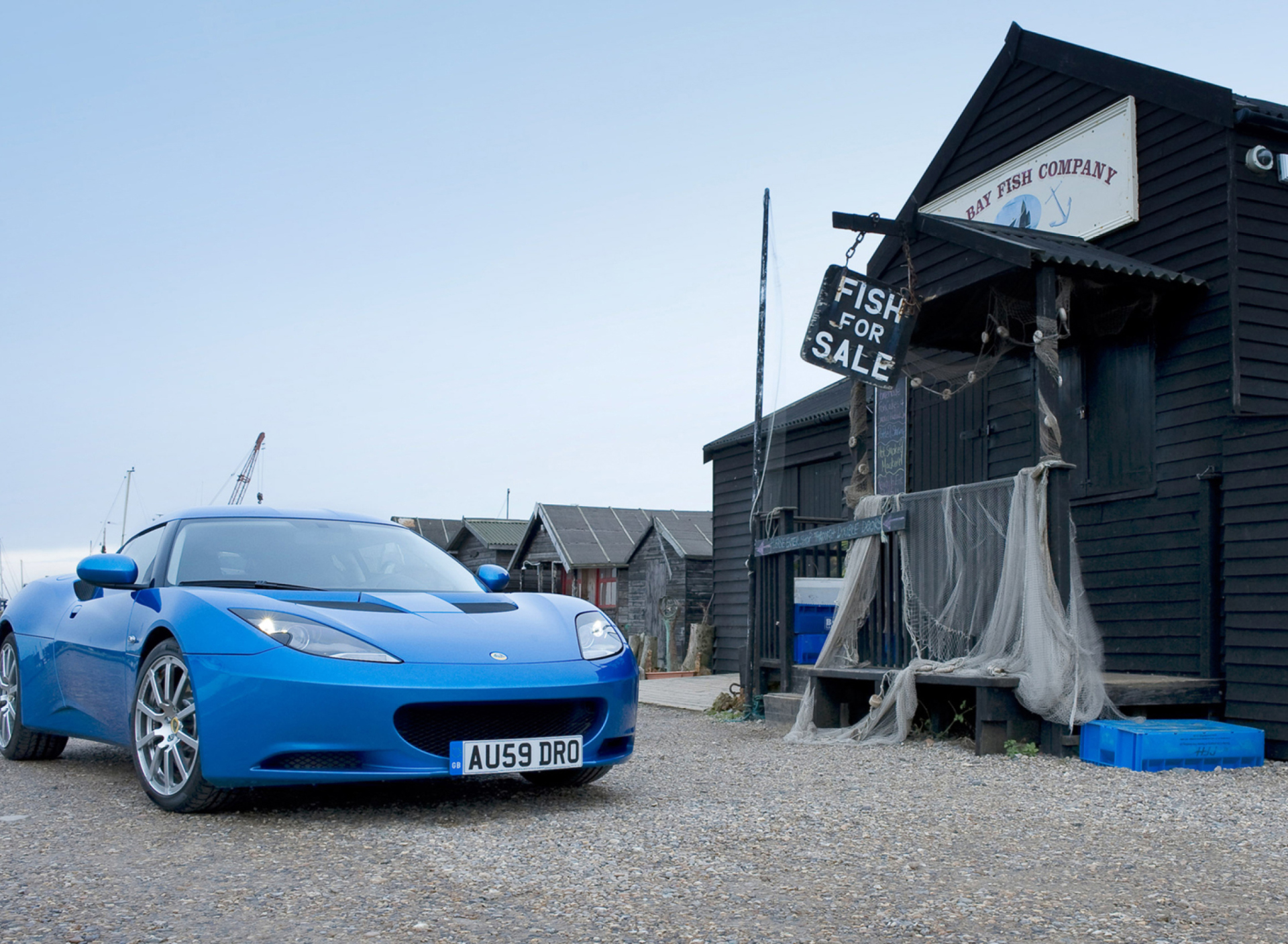 Fondo de pantalla Lotus Evora Dock 1920x1408