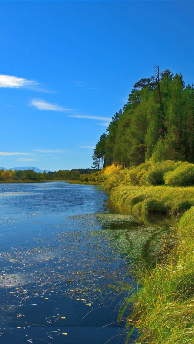 Sfondi Scenic Lake Oregon HD 640x1136