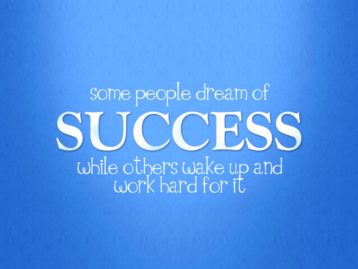 Das Success Quote Wallpaper 1152x864