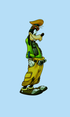 Das Goof - Walt Disney Cartoon Character Wallpaper 240x400