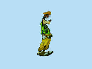 Das Goof - Walt Disney Cartoon Character Wallpaper 320x240