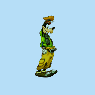 Kostenloses Goof - Walt Disney Cartoon Character Wallpaper für iPad mini