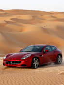 Screenshot №1 pro téma Ferrari FF in Desert 132x176