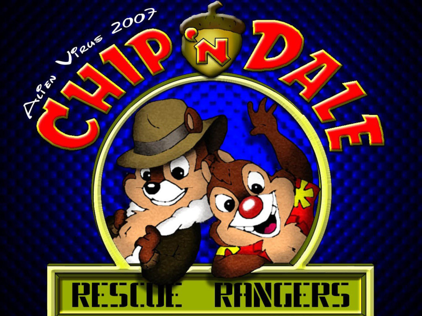 Chip and Dale Cartoon wallpaper 1400x1050
