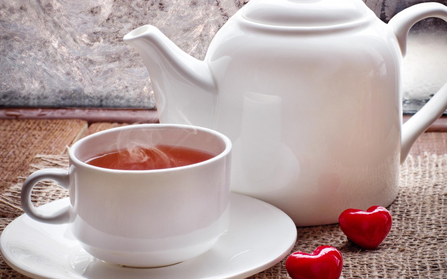 Обои Romantic Tea Evening 1440x900