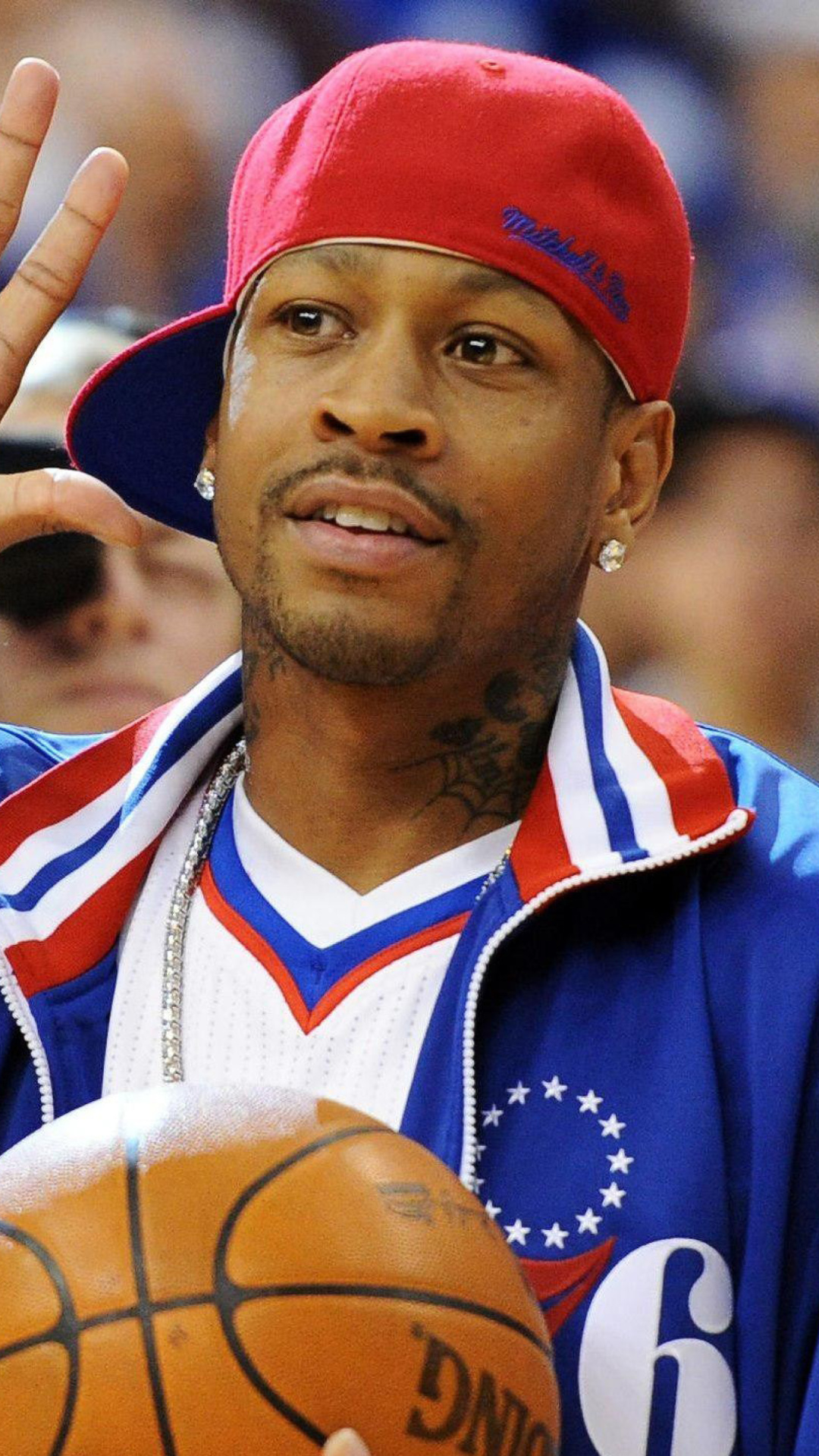 Allen Iverson NBA wallpaper 1080x1920