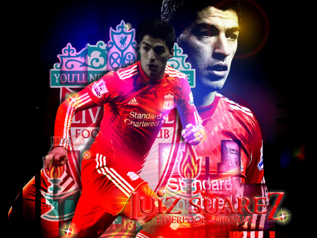 Luiz Suarez - Liverpool wallpaper 640x480