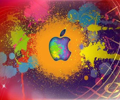 Screenshot №1 pro téma Apple Logo 480x400