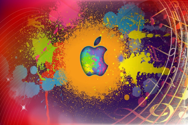 Das Apple Logo Wallpaper