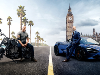 Screenshot №1 pro téma Fast and Furious Presents Hobbs and Shaw 320x240