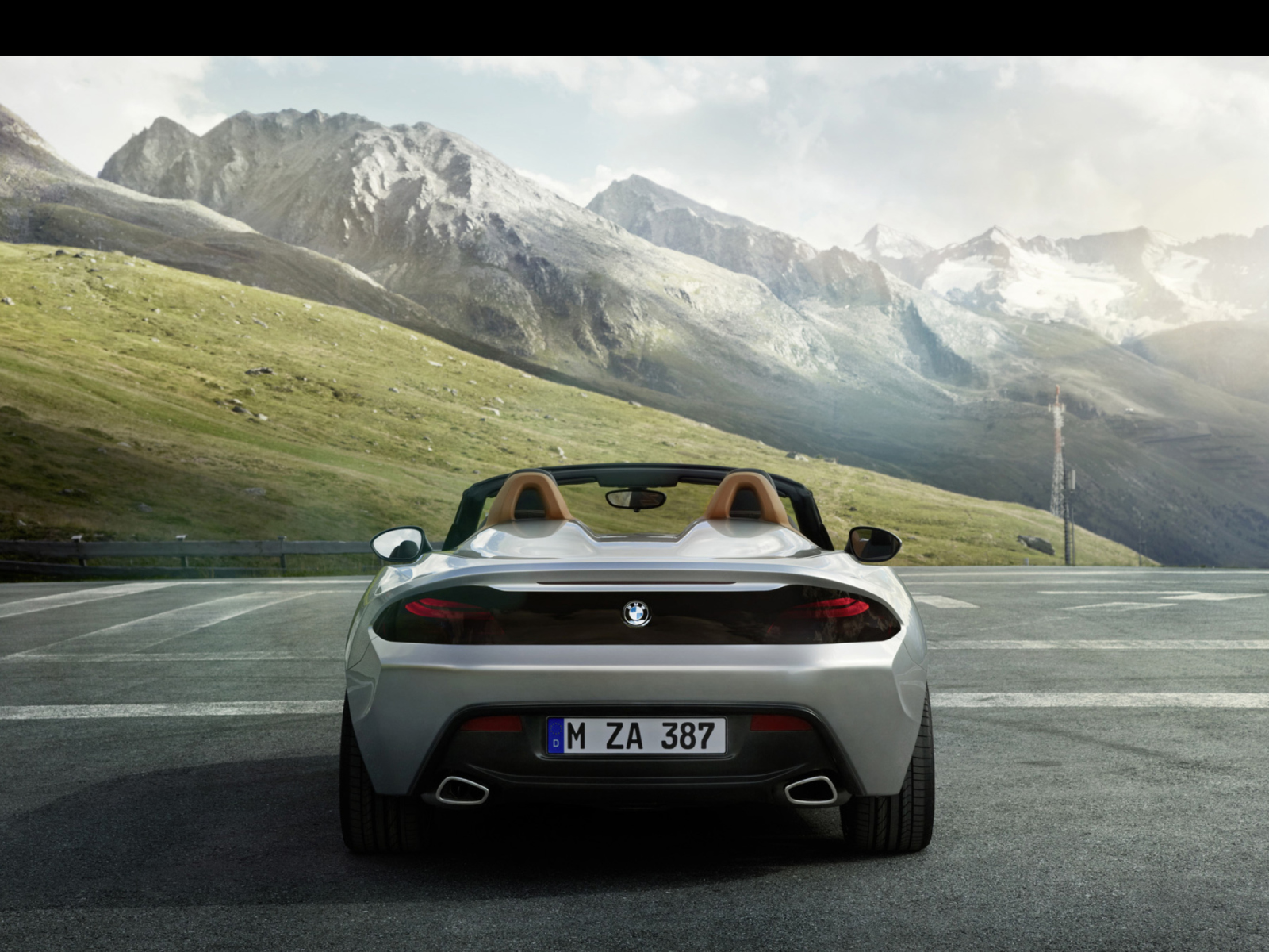 Screenshot №1 pro téma 2012 Bmw Zagato Coupe Static Rear 1600x1200