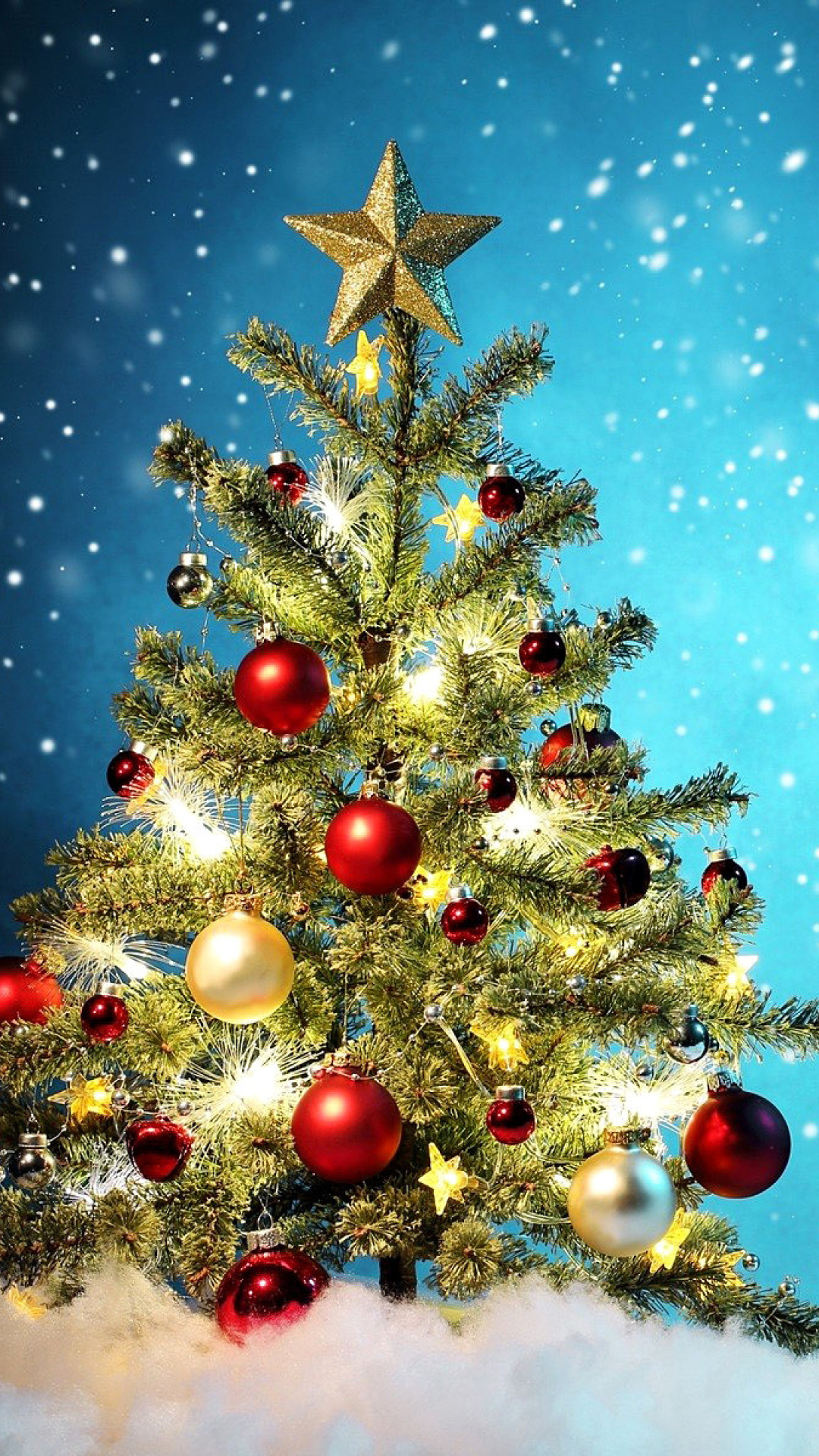 Screenshot №1 pro téma New Year Tree and Snow 1080x1920