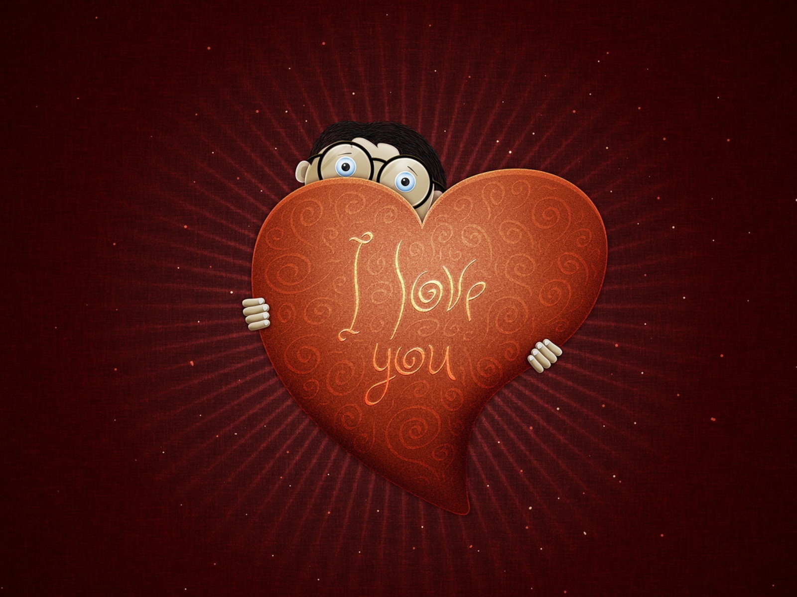 Screenshot №1 pro téma I Love You, Girl 1600x1200