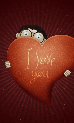 Screenshot №1 pro téma I Love You, Girl 240x400