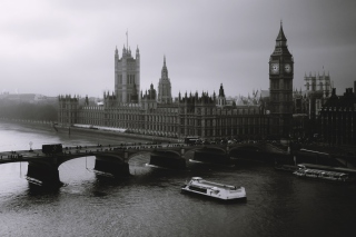 Free London Black And White Picture for Android, iPhone and iPad