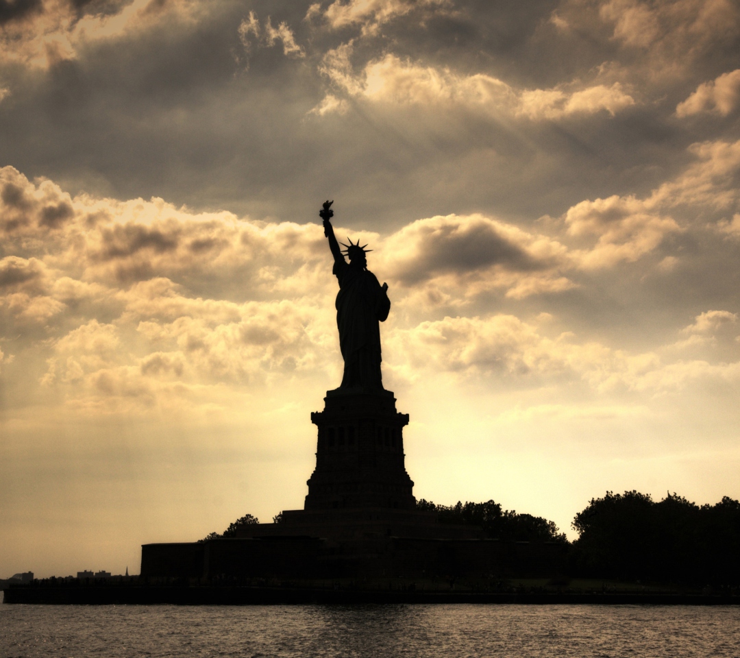 Das Statue Of Liberty New York America Wallpaper 1080x960
