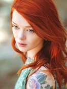 Screenshot №1 pro téma Beautiful Girl With Red Hair 132x176