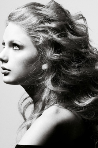 Taylor Swift Side Portrait wallpaper 320x480