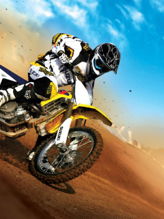 Suzuki Motocross wallpaper 240x320