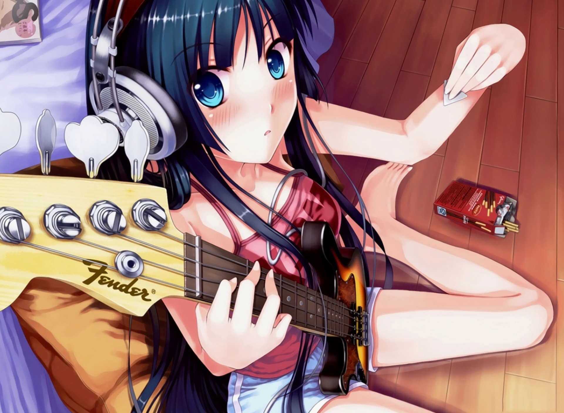 Screenshot №1 pro téma Anime Girl With Guitar 1920x1408