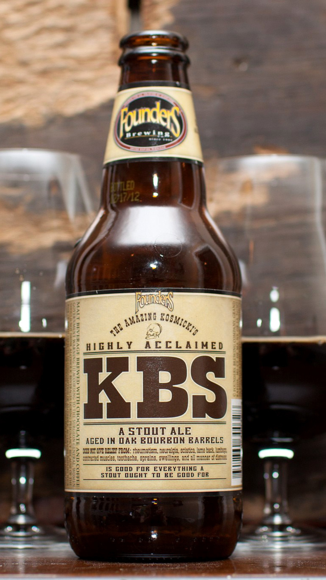 Обои KBS Kentucky Breakfast Stout Stout Ale 1080x1920