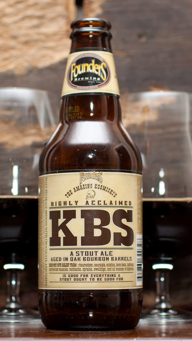 KBS Kentucky Breakfast Stout Stout Ale wallpaper 640x1136