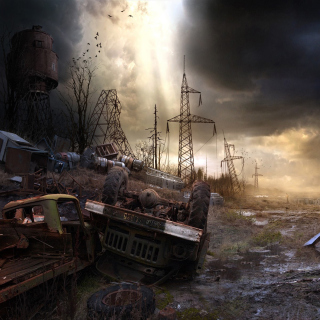 Breathtaking Post Apocalypse Artwork - Obrázkek zdarma pro iPad mini 2