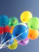 Colorful Balloons screenshot #1 132x176
