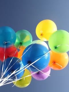 Обои Colorful Balloons 240x320