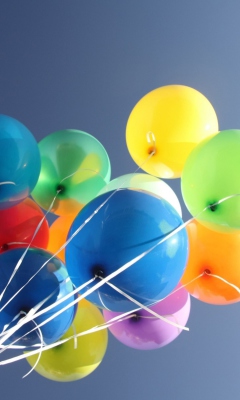 Fondo de pantalla Colorful Balloons 240x400