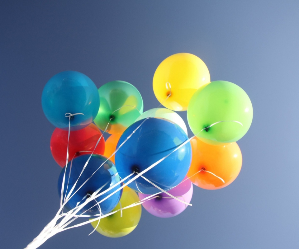 Screenshot №1 pro téma Colorful Balloons 960x800