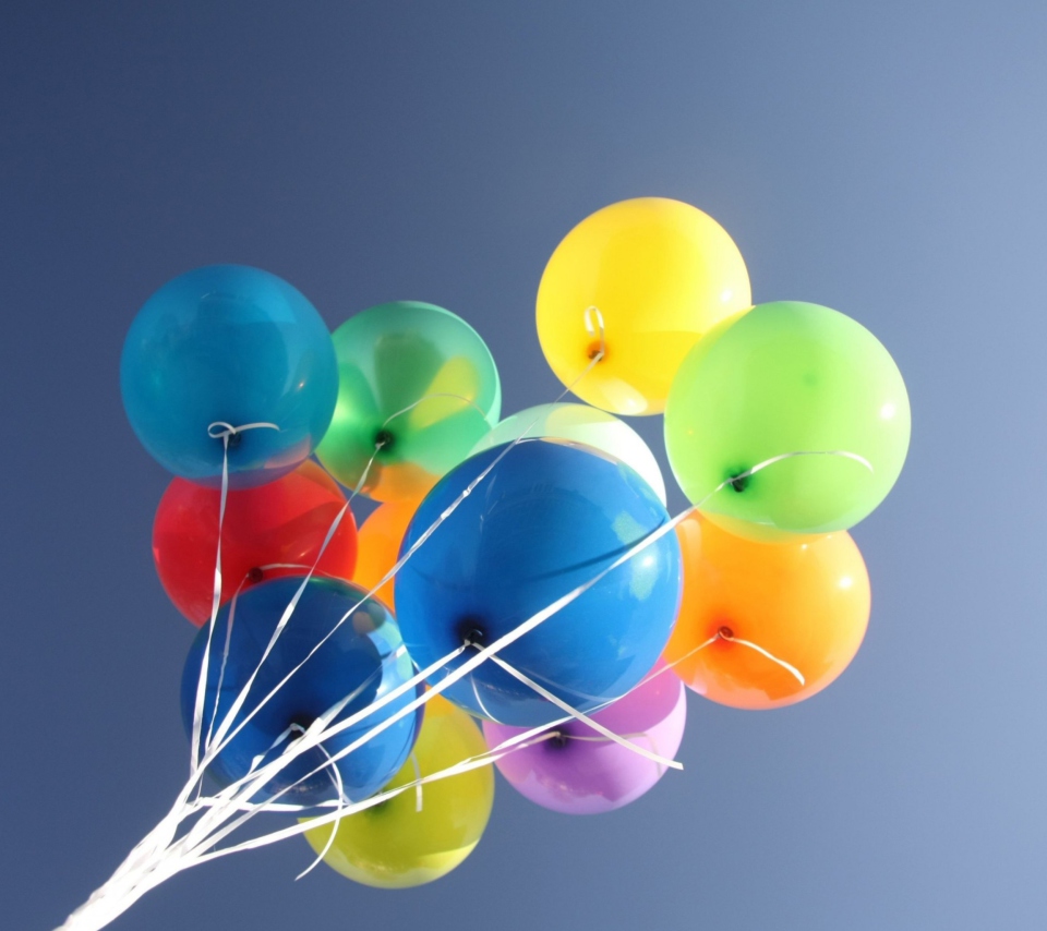 Colorful Balloons wallpaper 960x854