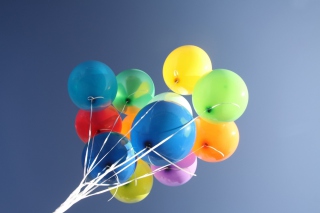 Colorful Balloons - Obrázkek zdarma pro Nokia Asha 201