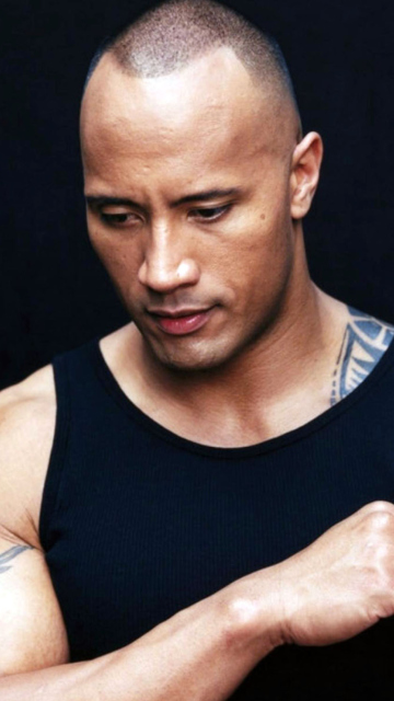 Fondo de pantalla Dwayne Johnson 360x640