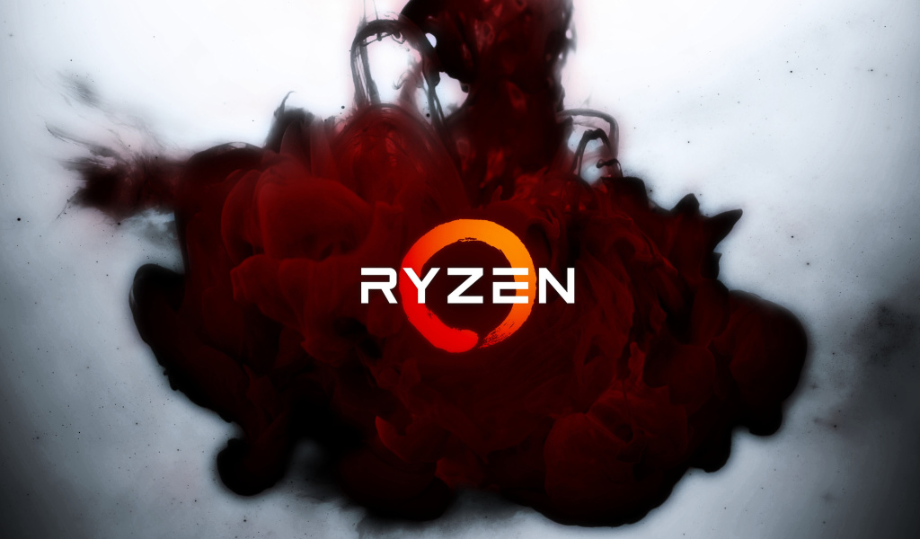 Das AMD Ryzen Wallpaper 1024x600